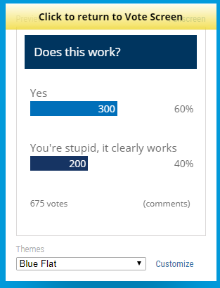 Illustration for article titled This is a test of the official Oppo polling systemÂ